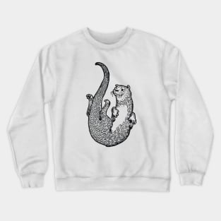 A Levity of Animals: Otter Nonsense Crewneck Sweatshirt